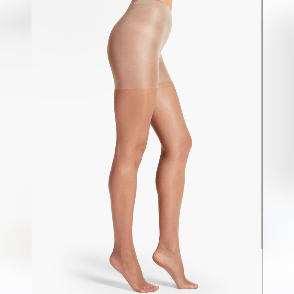3 pair Talbots Plus Size 3X Silky Sheer Pantyhose - light nude